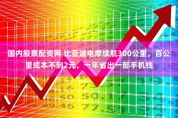 国内股票配资网 比亚迪电摩续航300公里,百公里成本不到2元,一年省出一部手机钱